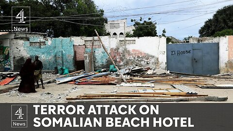 Suicide bomber kills at least 32 people at beach hotel in Somalia