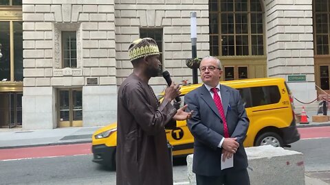 The Senegalese Flag Raising 26 Broadway park 7/8/2022 @nysensepulveda @CMNantashaW @bronxdems