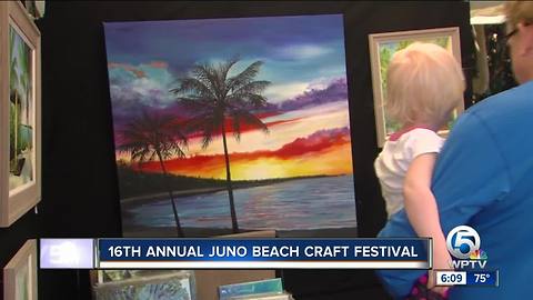 16th annual Juno Beach craft festival held this weekend