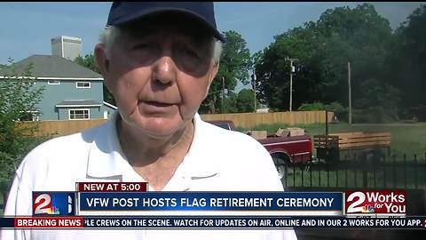 Tulsa VFW hosts flag retirement ceremonies