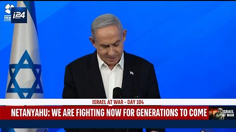 Netanyahu: "In the future,… Israel has to control the entire area from the river to the sea."