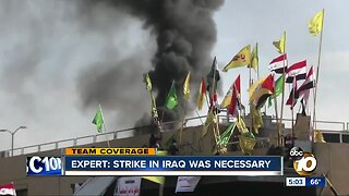 Expert: Iraq strike was necessary