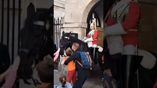 Stand clear tourist have to move #horseguardsparade