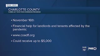CARES Act eviction diversion program in Charlotte County