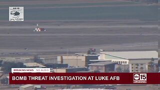 Bomb threat at Luke Air Force Base