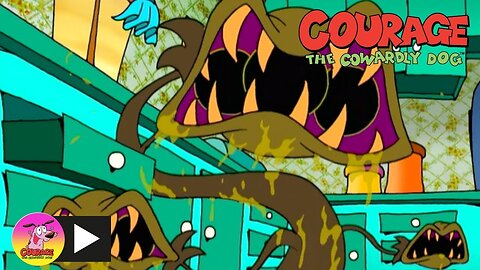 Courage the Cowardly Dog: Man Eating Plants | Cartoons