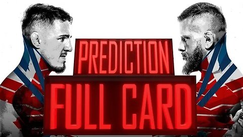 UFC Fight Night Aspinall Vs Tybura Full Card Predictions