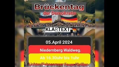 #Brückentag für #Demokratie in Niederberg / Unterfranken
