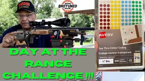 Day At The Range - 1/4" AVERY DOT CHALLENGE!!!! Brotuned Attempt!