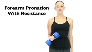 Forearm Pronation With Resistance