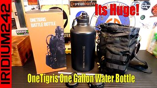 This Thing Is Massive! OneTigris 1 Gallon Water Bottle!