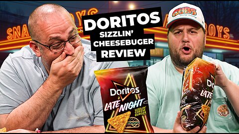 Doritos Late Night Sizzlin' Cheeseburger Review!