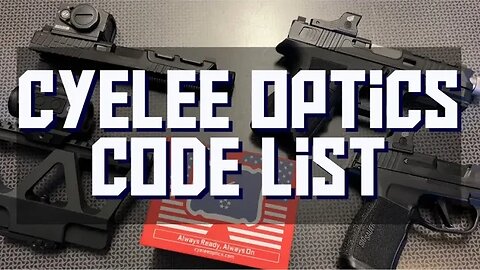 Cyelee Code List (Optics Deals)