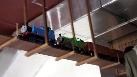 Bachmann G Scale Thomas And Percy Doubleheader NCTM Gift Shop Ceiling Train