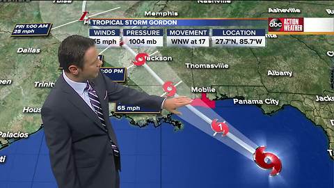 Tracking the Tropics | Tropical Storm Gordon brings hurricane warning to Gulf Coast | Sept. 4