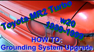 How To: Turbo Toyota MR2 Grounding System Upgrade Fat Guy Builds