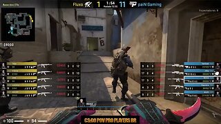 CSGO POV paiN NEKIZ (22/9) vs Fluxo (Mirage) @ Paris Major 2023 Challengers Stage