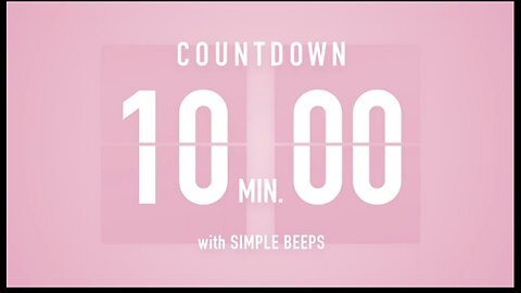 10 minutes Countdown timer. Timer , countdown