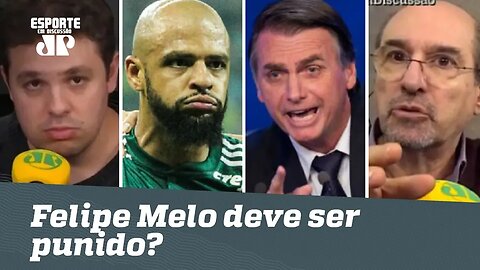 Felipe Melo deve ser punido por apoio a Bolsonaro? Veja DEBATE!