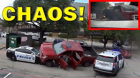 Shots Fired As Multiple Armed Suspects Crush Cop Car And Flee On Video - LEO Round Table S09E153