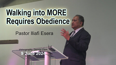 Walking into More Requires Obedience