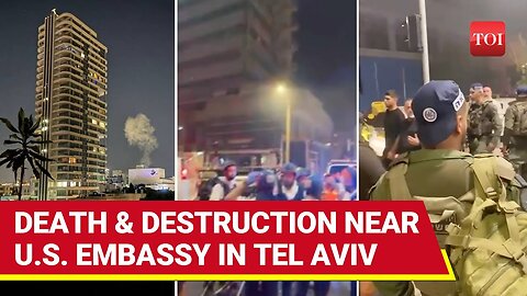 Big Blast Near U.S. Embassy In Tel Aviv; At Least One Dead, Ten Injured As Israeli Air Defence Fails