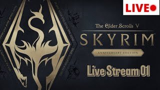 (LIVE) Skyrim Anniversary Edition - Legendary Survival Mode Part:01