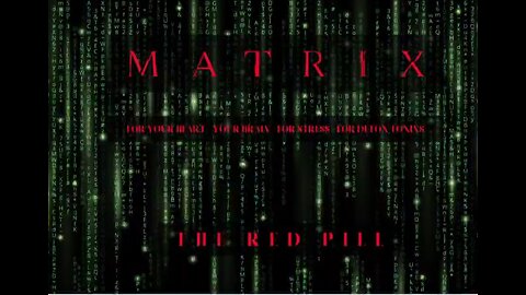 Matrix red pill 💊supplement