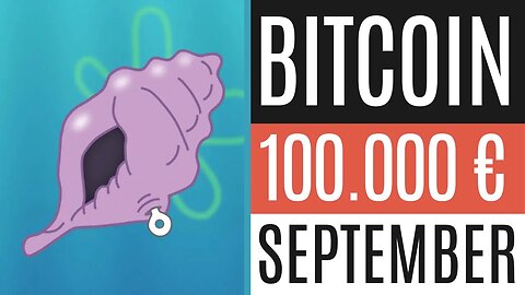 🐚 Bitcoin steigt im September auf 100.000 € | Magische Miesmuschel klärt auf! #shorts
