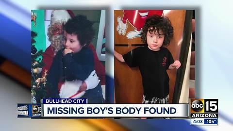 Missing Bullhead City boy found dead