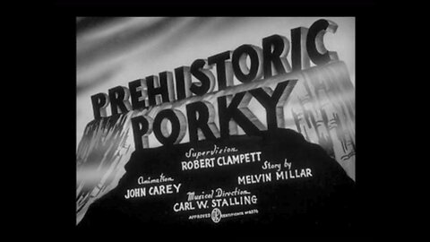 1940, 10-12, Looney Tunes, Prehistoric Porky
