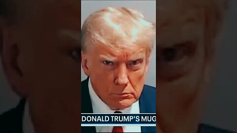 Trump's mug shot. #trump #indictment #mugshot