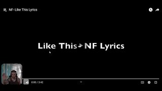 NF - Like This (Lyrics) | NF JOURNEY #39 | OrriSiorys REACTIONS