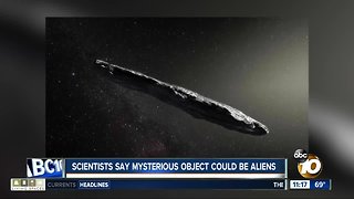 Scientists investigate mysterious object