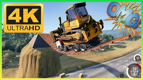 TruckFails | Trucks Man TGS Fails vs Bridge #175 | BeamNG.Drive |TrucksFails