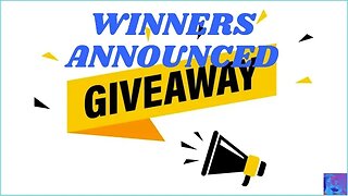 GIVEAWAY WINNERS ANNOUNCED