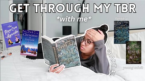 getting through my physical tbr pt.4 (weekly reading vlog) ~READING MY TBR~
