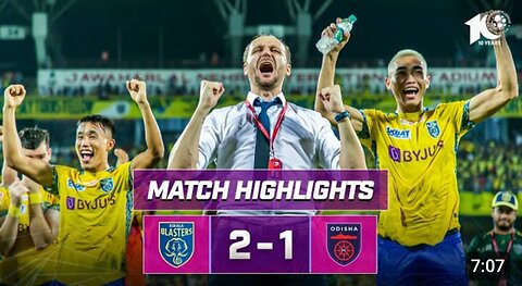 Match Highlights _ Kerala Blasters FC 2-1 Odisha FC _ MW 5