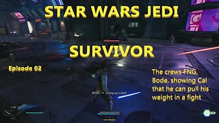 STAR WARS JEDI SURVIVOR Episode 02: FNG, Bode, pulling his weight in a fight with Cal