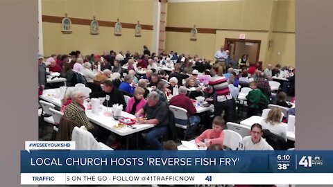 Local church hosts 'reverse fish fry'