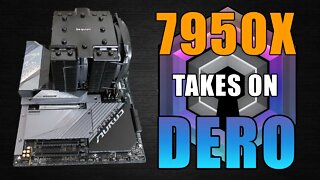 Ryzen 7950x Dero Hashrates, Settings, Power Consumption