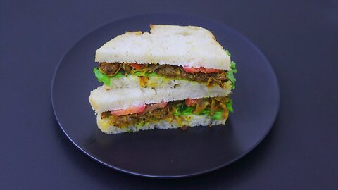 Weight Loss Sandwich - Protein & Fibre Rich Onion Sandwich - Healthy Sandwich Recipes