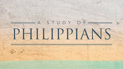 Philippians 1 - Joy In Partnership Part 2