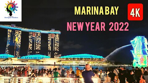 Marina Bay Singapore 2022 Light Show | Marina Bay New Year 2022 | Fireworks in the Heartlands 2022