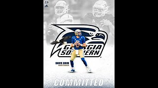 Tulsa QB Davis Brin Commits To Georgia Southern