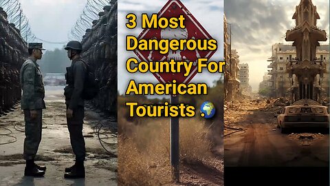 3 Most Dangerous Country For American Tourists 🌎✈️🌆