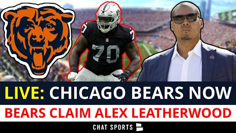 Chicago Bears Live: Bears Claim Alex Leatherwood + 5 Other Players Off NFL Waiver Wire | Bears News