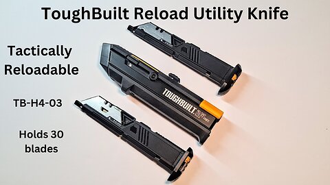 ToughBuild Reload Utility Knife, The only tactically re-loadable utility knife