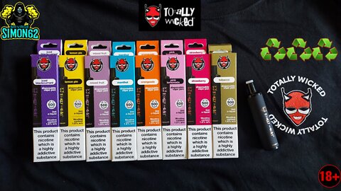 TOTALLY WICKED DISPOSABLE VAPE PEN REVIEW 🔞♻️ #totallywicked #disposablevapepen #recycle #vape