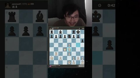 He got dizzy in his own gambit #shorts #chessshorts #chess